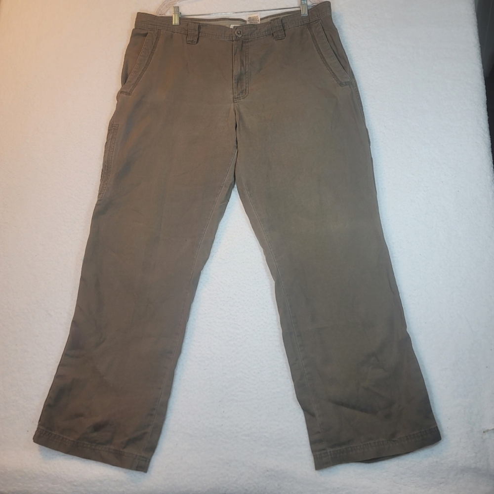 Columbia Men’s Tan Pants Size 38x32 Utility Pockets Omni Shield